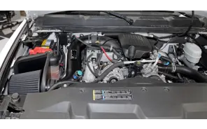 K&N Blackhawk Induction System Cold Air Intake - Dryflow, Aluminum Tube - CHEV/GMC 2500/3500, 6.6