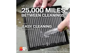 K&N Washable Cabin Air Filter