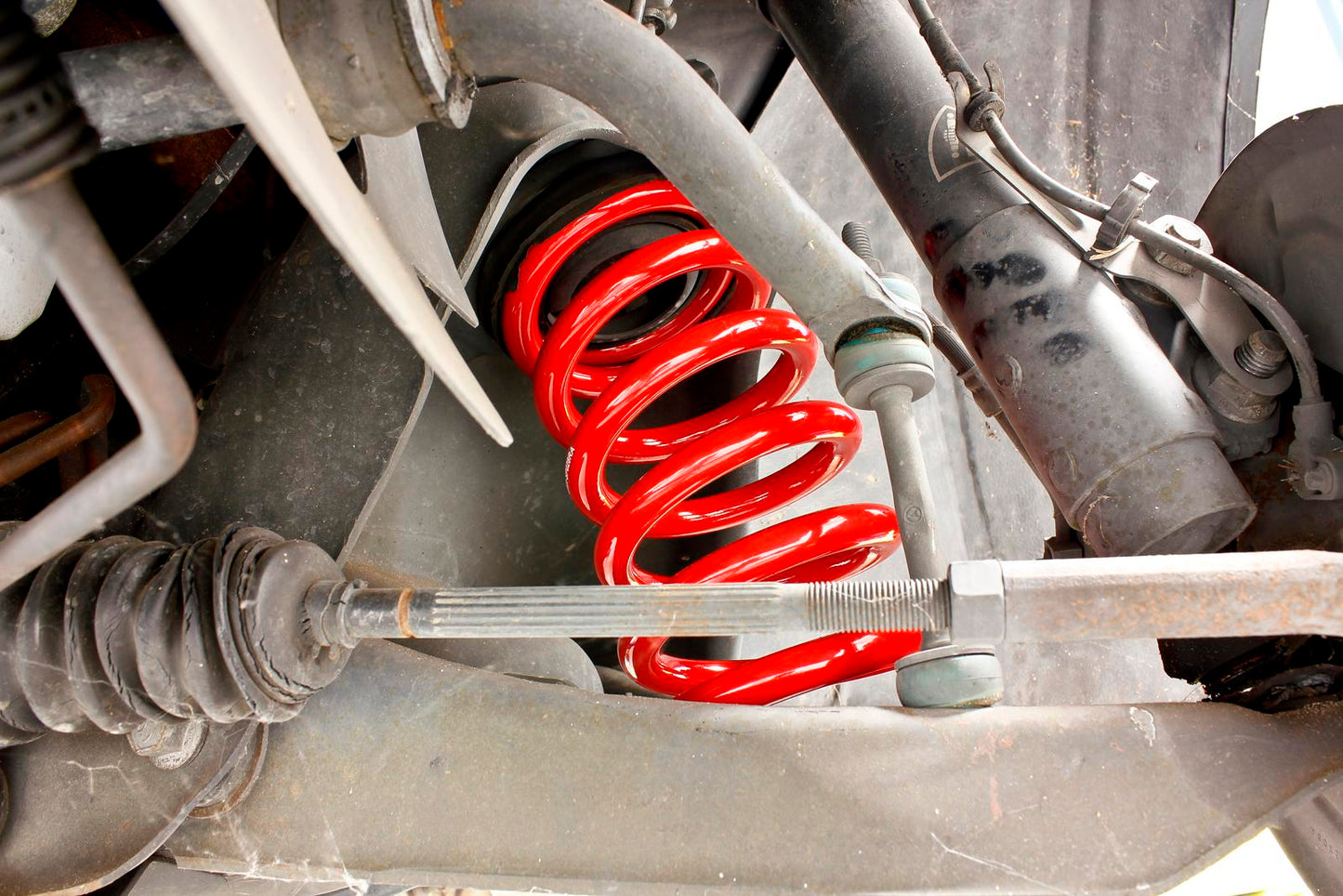 1979-2004 Mustang Lowering springs, front, 1" drop, 525 spring rate