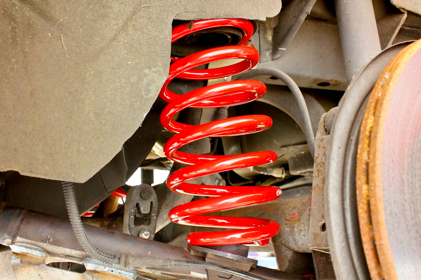 1979-2004 Mustang Lowering springs, rear, 1" drop, 235 spring rate