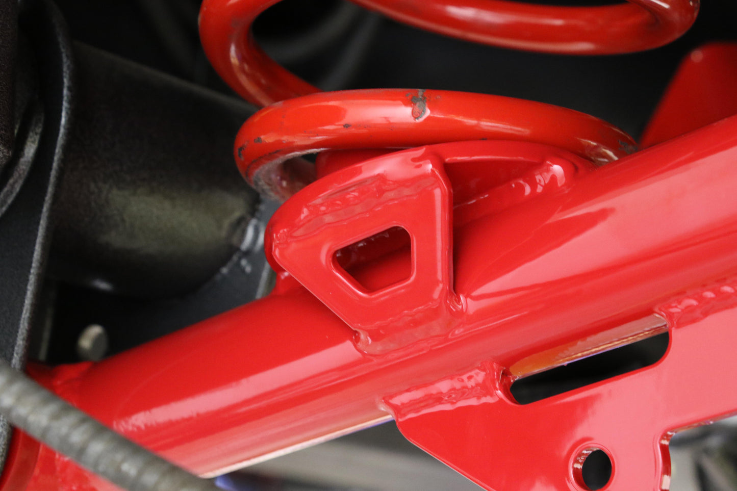 1979-1998 Mustang Lower Control Arms, DOM, Non-adjustable, Polyurethane Bushings
