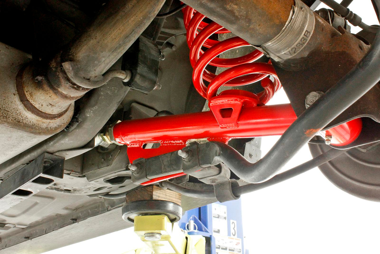 1999-2004 Mustang Lower control arms, DOM, on-car adj, poly/rod end combo