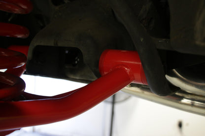 1994-2004 Mustang A-arms, lower, spring pocket, non-adj, poly, std ball joint