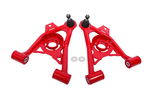 1994-2004 Mustang A-arms, lower, spring pocket, non-adj, poly, std ball joint