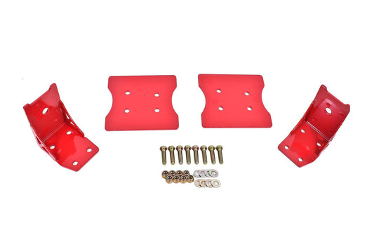 1979-2004 Mustang Torque Box Reinforcement Plate Kit, Plate Style, Lower Only BMR