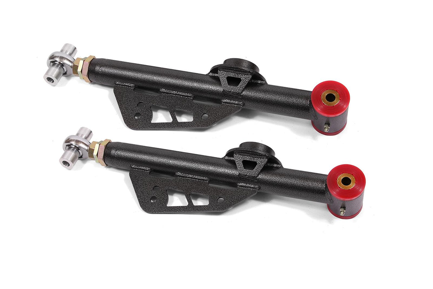 1979-1998 Mustang Lower control arms, DOM, on-car adj, poly/rod end combo